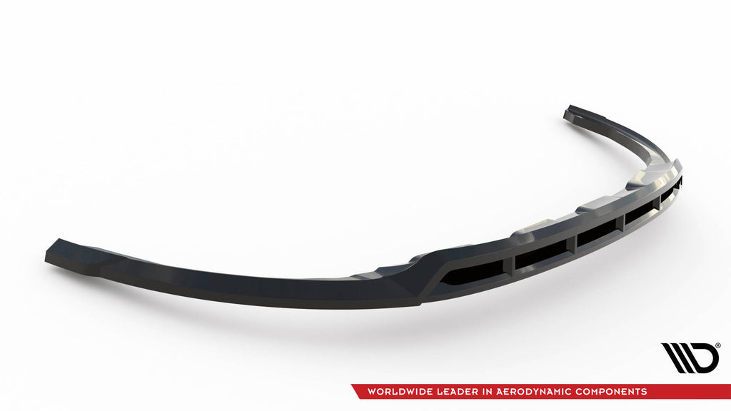 Maxton Design Street+ Spoilerlippe Front Ansatz passend für Renault Espace Mk5 schwarz Hochglanz