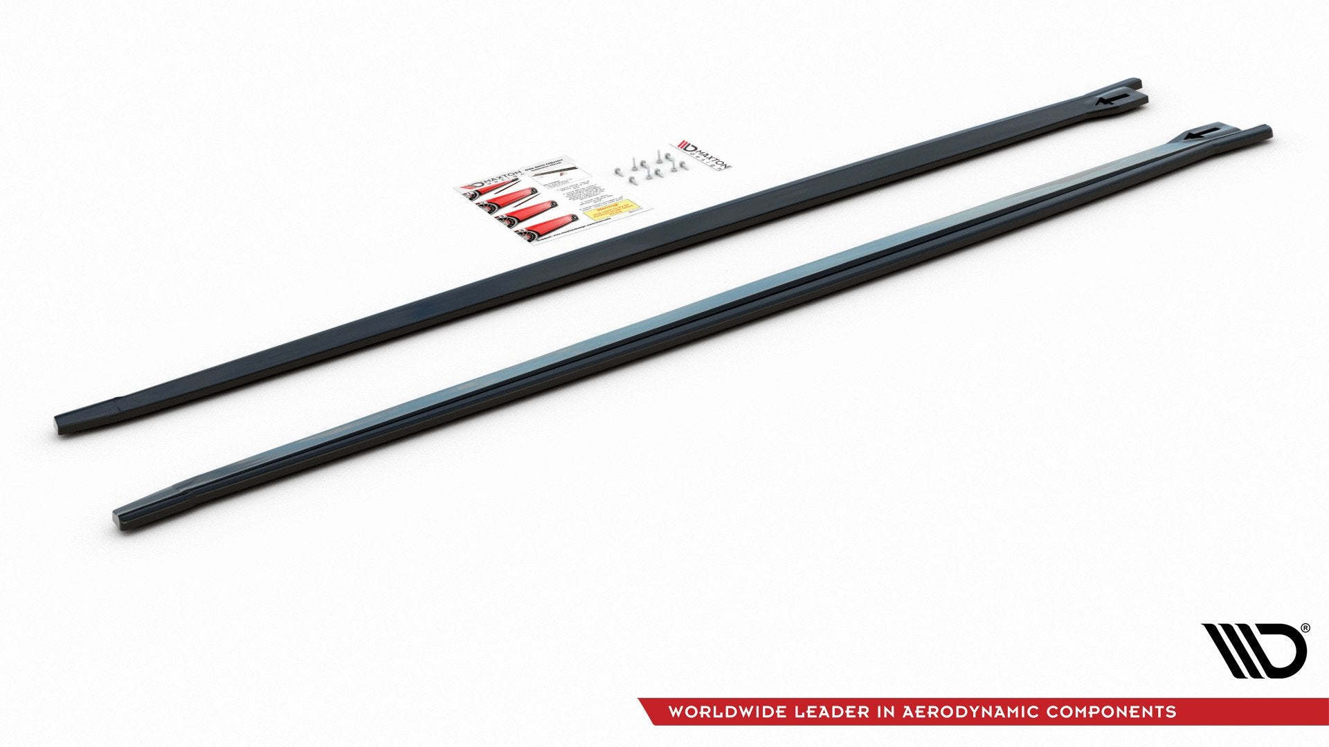 Maxton Design Street+ Seitenschweller Leisten passend für BMW X2 F39 M-Paket schwarz Hochglanz