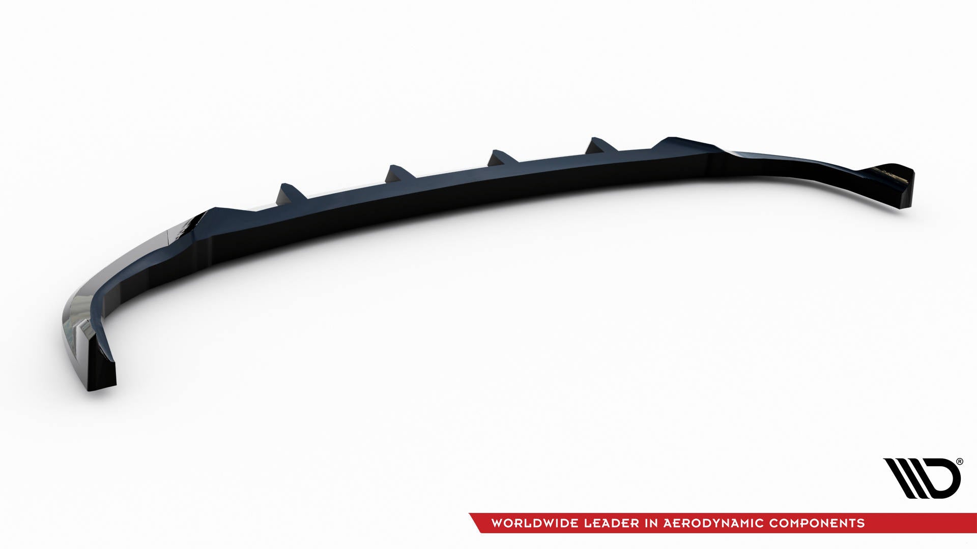 Maxton Design Street+ Spoilerlippe Front Ansatz V.2 passend für BMW 2 Coupe G42 schwarz Hochglanz