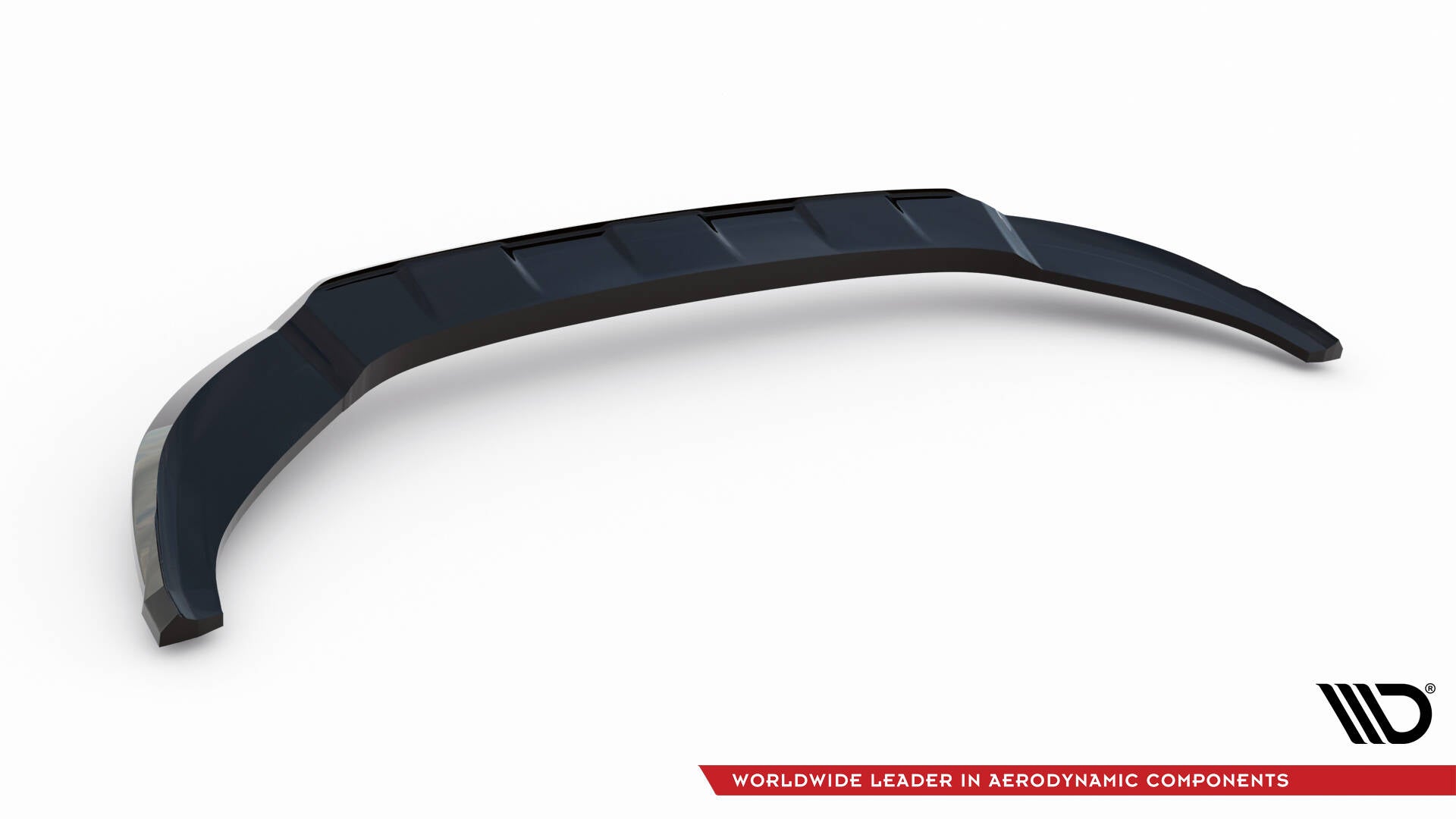 Maxton Design Street+ Spoilerlippe Front Ansatz passend für Audi A6 Allroad C8 schwarz Hochglanz