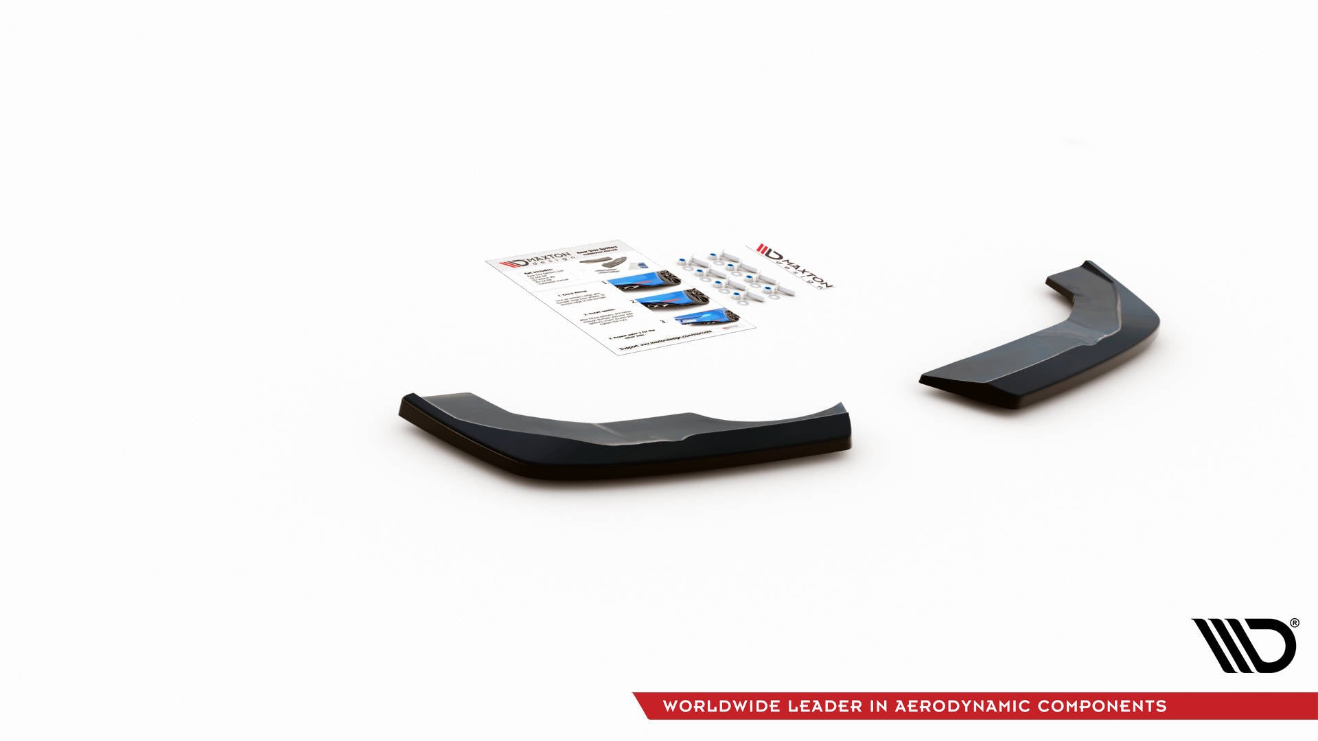 Maxton Design Heck Ansatz Flaps Diffusor passend für Seat Ibiza FR/ Standard Mk5 schwarz Hochglanz