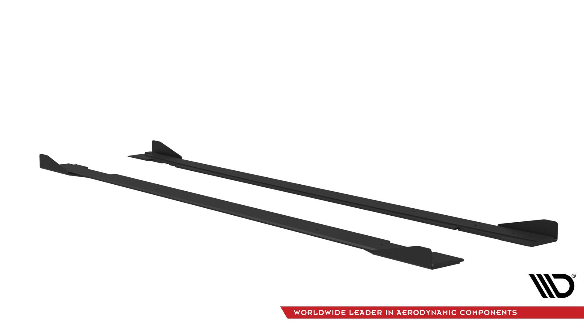 Maxton Design Street Pro Street+ Seitenschweller Leisten + Flaps passend für Kia Stinger GT / GT-Line / Standard Mk1 schwarz Hochglanz