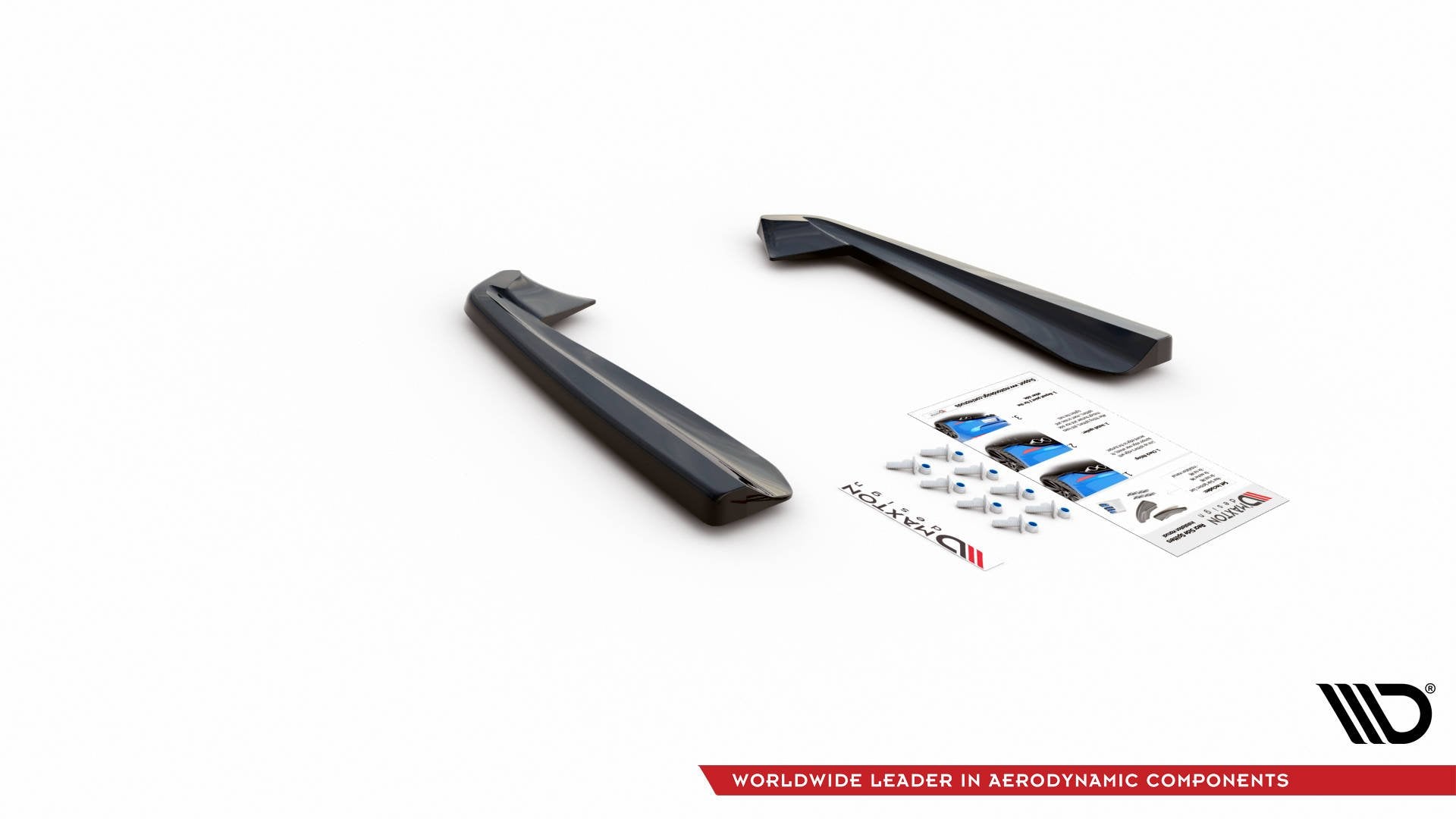 Maxton Design Heck Ansatz Flaps Diffusor passend für Mercedes-AMG GLE 53 Coupe C167 / C167 Facelift schwarz Hochglanz