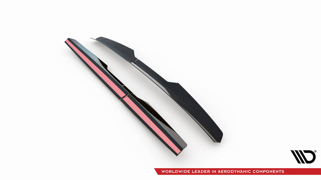 Maxton Design Spoiler CAP passend für Mercedes-Benz Citan Mk1 schwarz Hochglanz