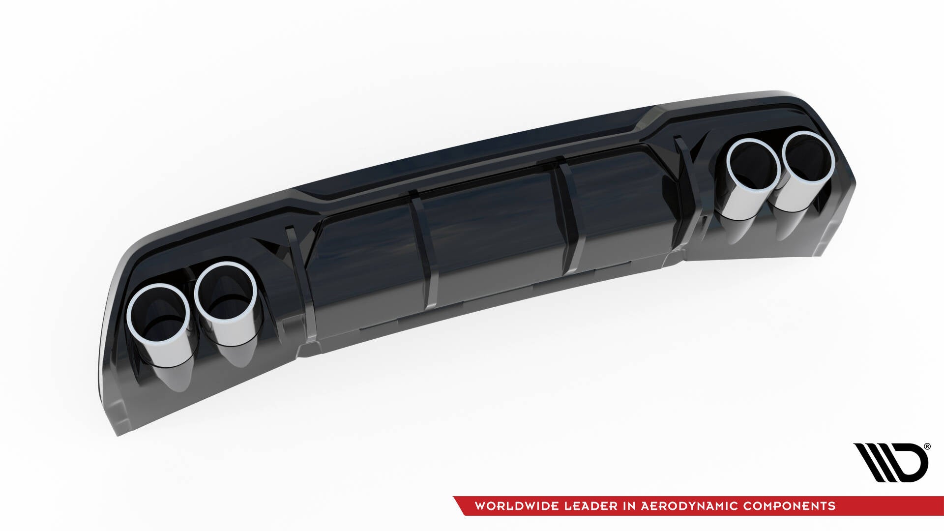 Maxton Design Diffusor Heck Ansatz + Endrohre passend für Cupra Formentor Mk1