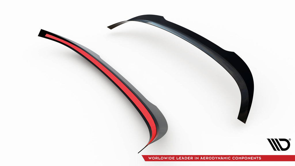 Maxton Design Spoiler CAP passend für VW Scirocco Mk3 schwarz Hochglanz