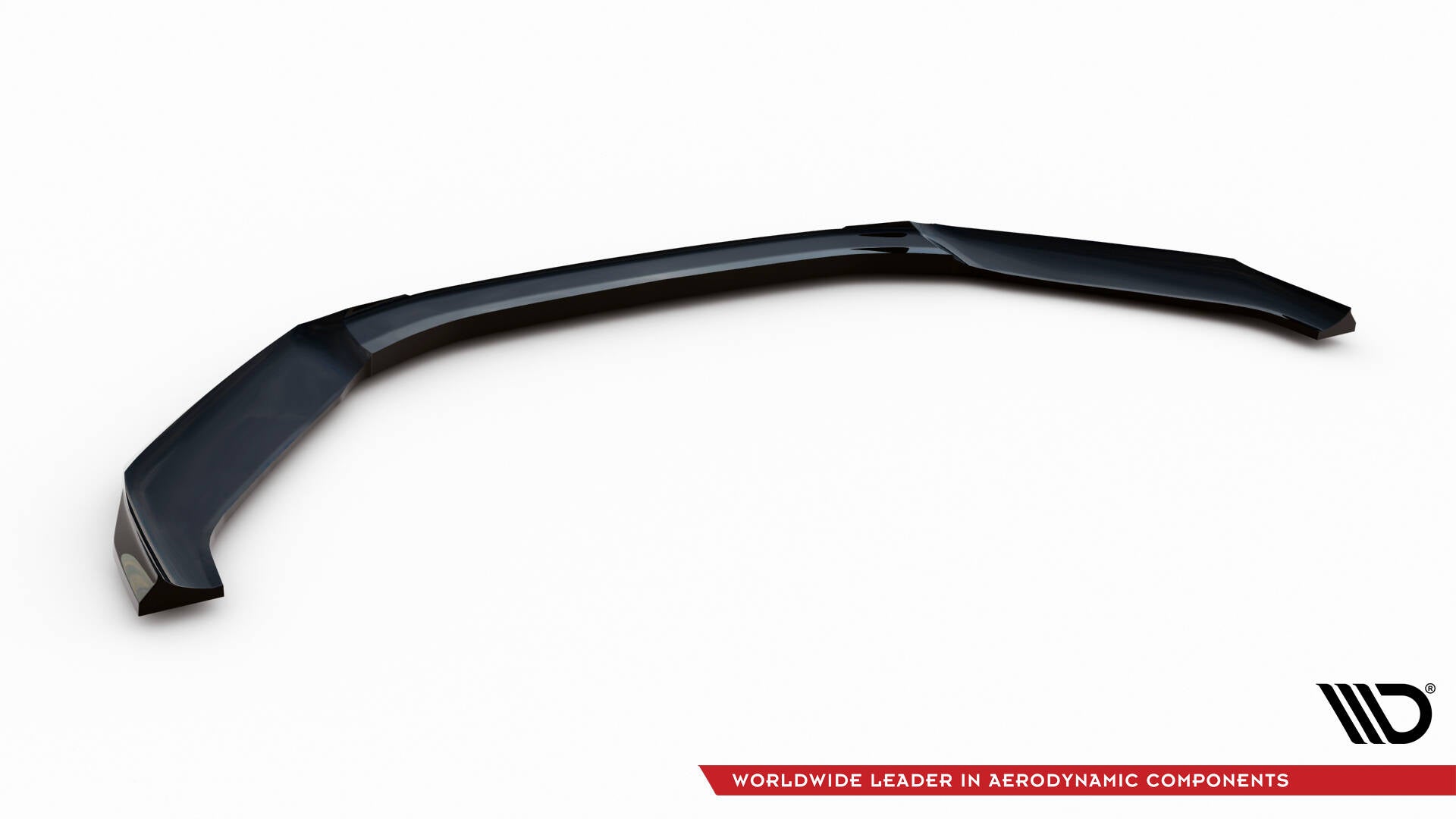 Maxton Design Street+ Spoilerlippe Front Ansatz V.1 passend für Hyundai Veloster N Mk2 schwarz Hochglanz