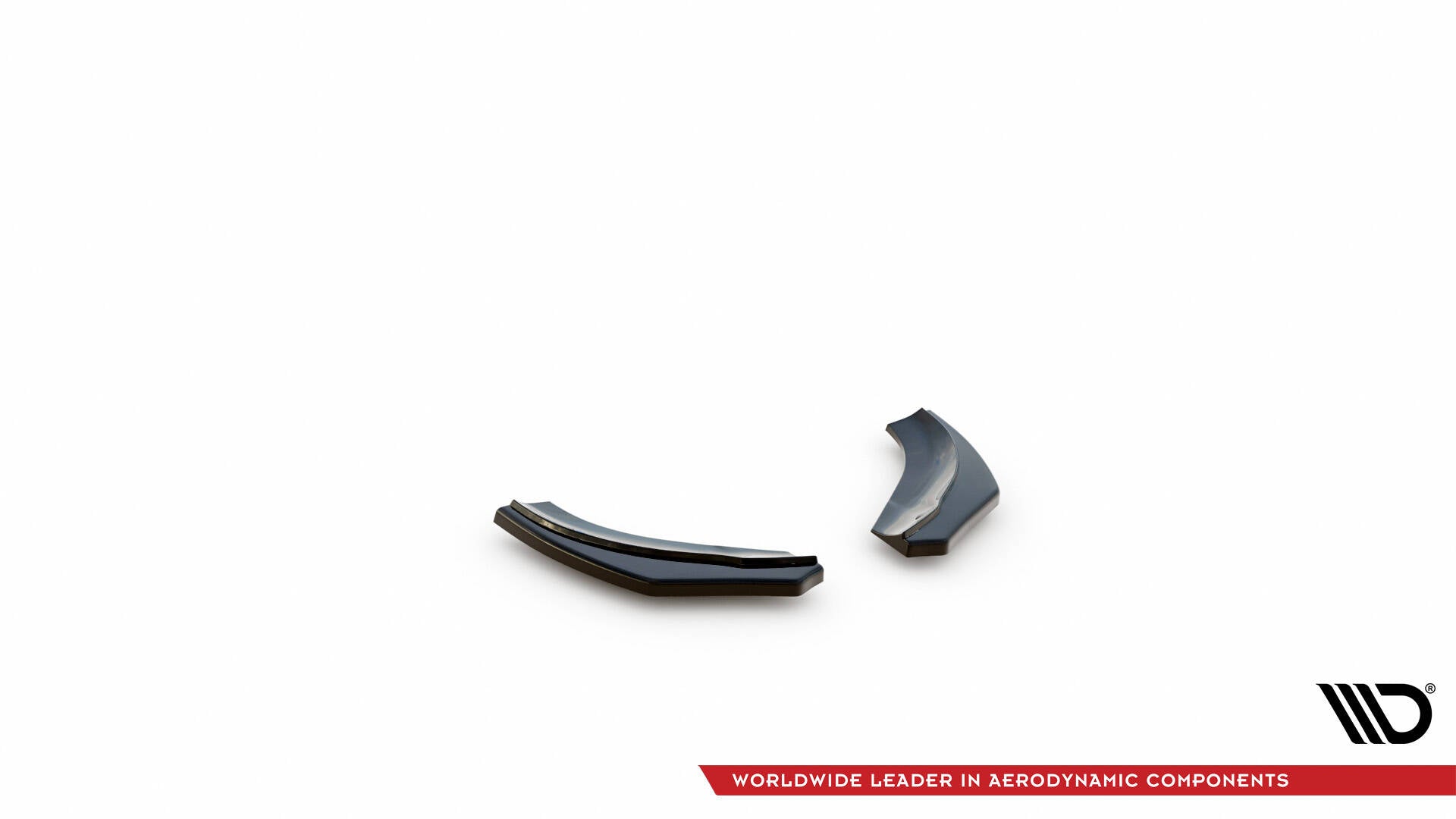 Maxton Design Heck Ansatz Flaps Diffusor passend für VW SCIROCCO R schwarz Hochglanz