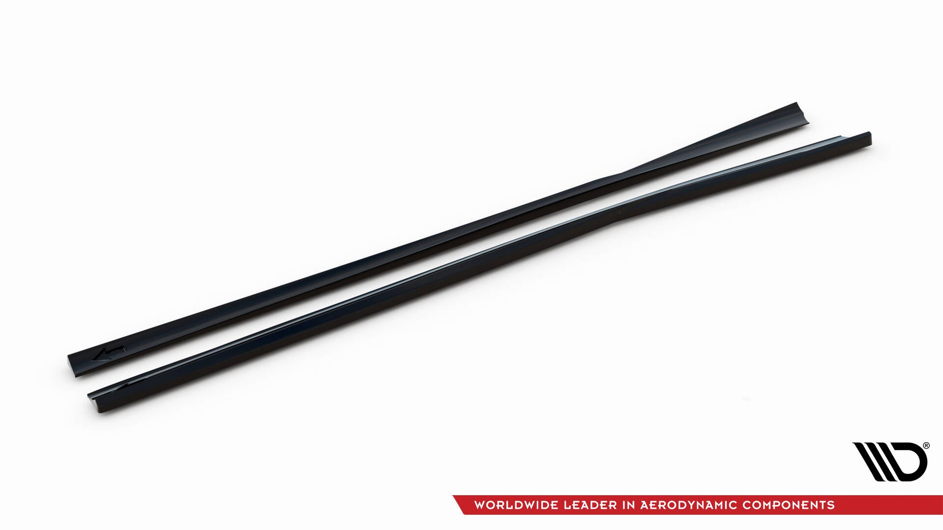 Maxton Design Street+ Seitenschweller Leisten passend für Mercedes-Benz E 55 AMG W211 schwarz Hochglanz