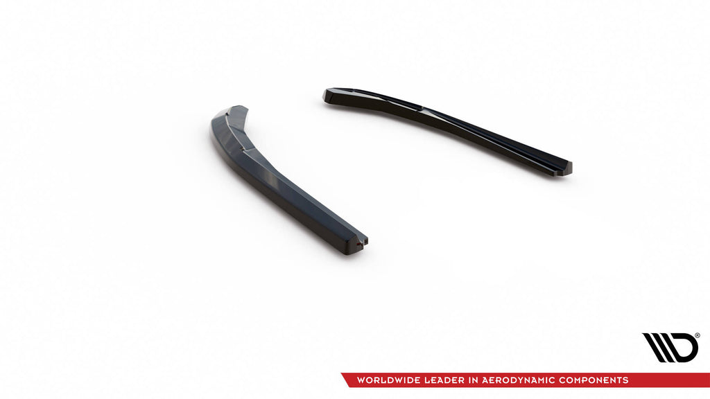 Maxton Design Heck Ansatz Flaps Diffusor V.1 passend für BMW 4er Gran Coupe M-Paket G26 schwarz Hochglanz