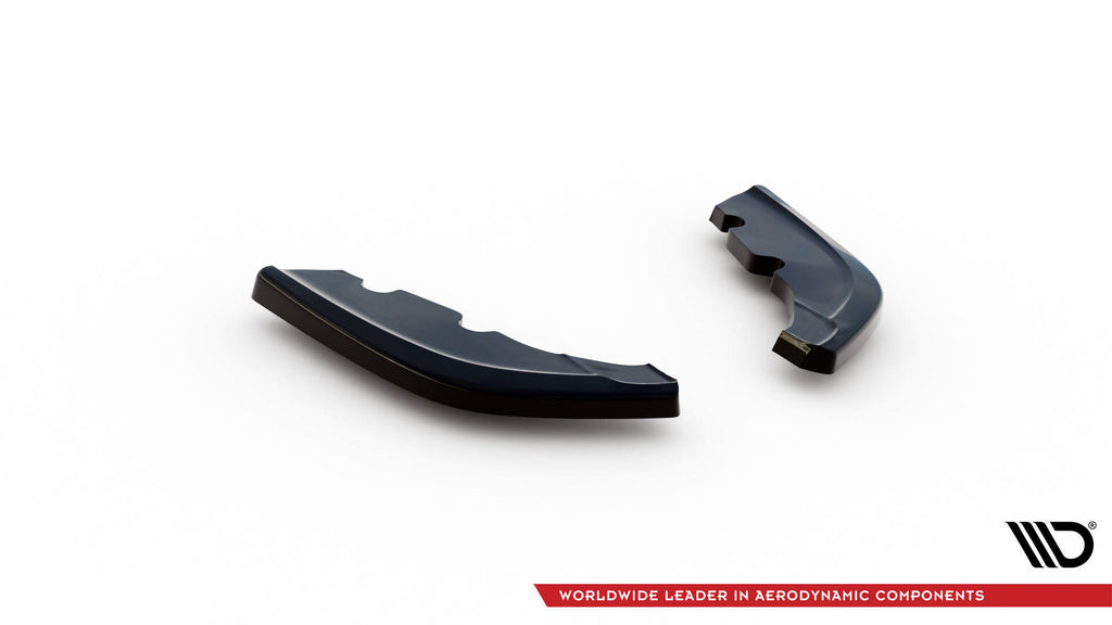 Maxton Design Heck Ansatz Flaps Diffusor V.7 passend für BMW 1er M-Paket / M135i F40 schwarz Hochglanz