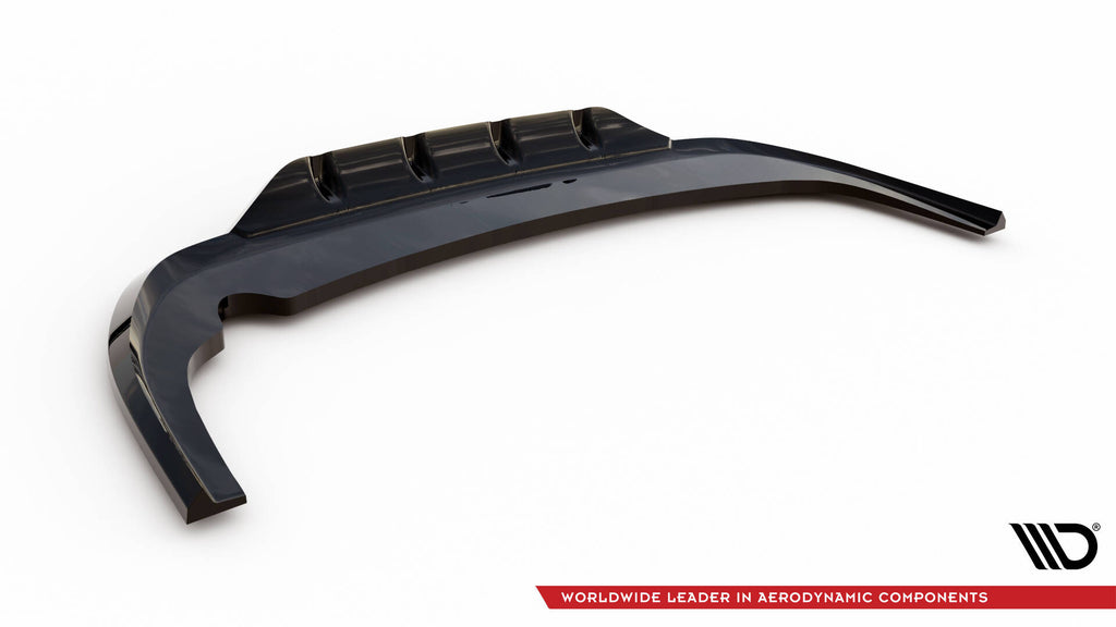 Maxton Design Street+ Mittlerer Diffusor RACE passend für Kia Sportage GT-Line Mk5 schwarz Hochglanz