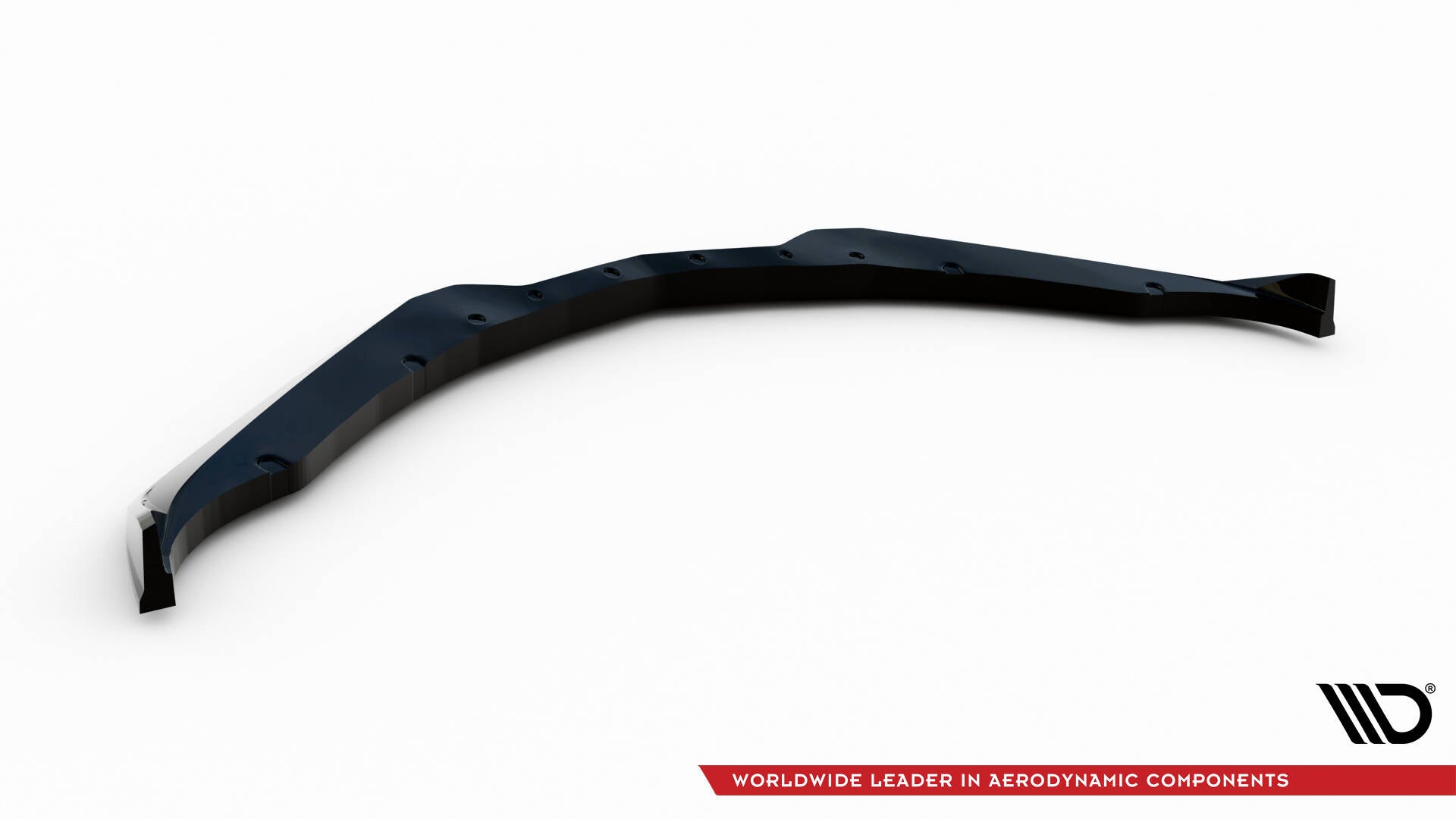 Maxton Design Street+ Spoilerlippe Front Ansatz V.2 passend für Chevrolet Corvette Stingray / Z06 C7 schwarz Hochglanz