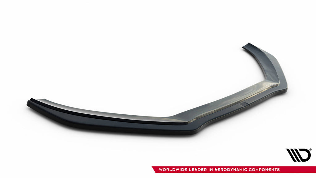 Maxton Design Street+ Spoilerlippe Front Ansatz V.2 passend für Audi S5 / A5 S-Line 8T Facelift schwarz Hochglanz