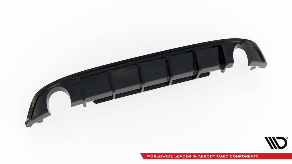 Maxton Design Diffusor Heck Ansatz passend für VW Jetta GLI Mk7 schwarz Hochglanz