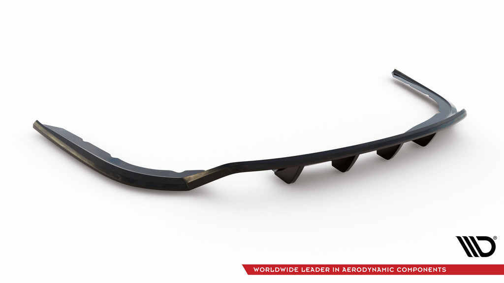 Maxton Design Street+ Mittlerer Diffusor RACE passend für BMW 4er Gran Coupe F36 schwarz Hochglanz