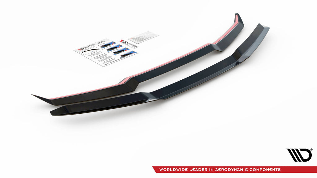Maxton Design Spoiler CAP passend für Hyundai I20 N Mk3 schwarz Hochglanz