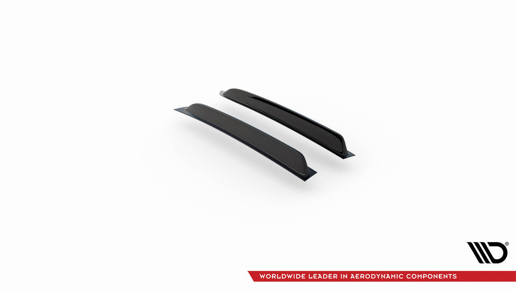 Maxton Design Kurze Dachschienen Porsche 718 Cayman Standard / S / T / GTS 982c schwarz Hochglanz für Porsche Cayman 982c
