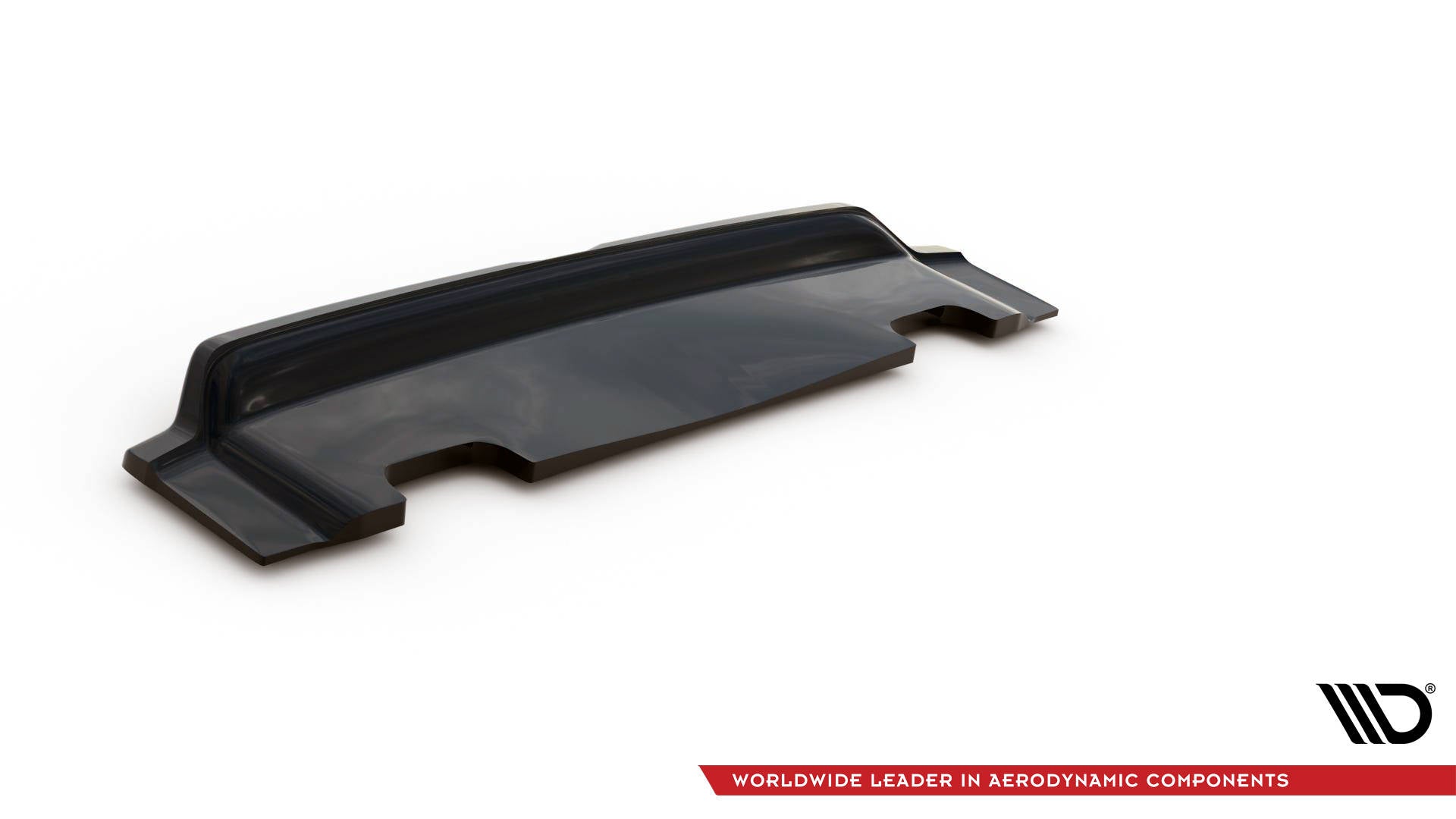 Maxton Design Street+ Mittlerer Diffusor RACE V.2 passend für Volvo V90 Mk2 schwarz Hochglanz