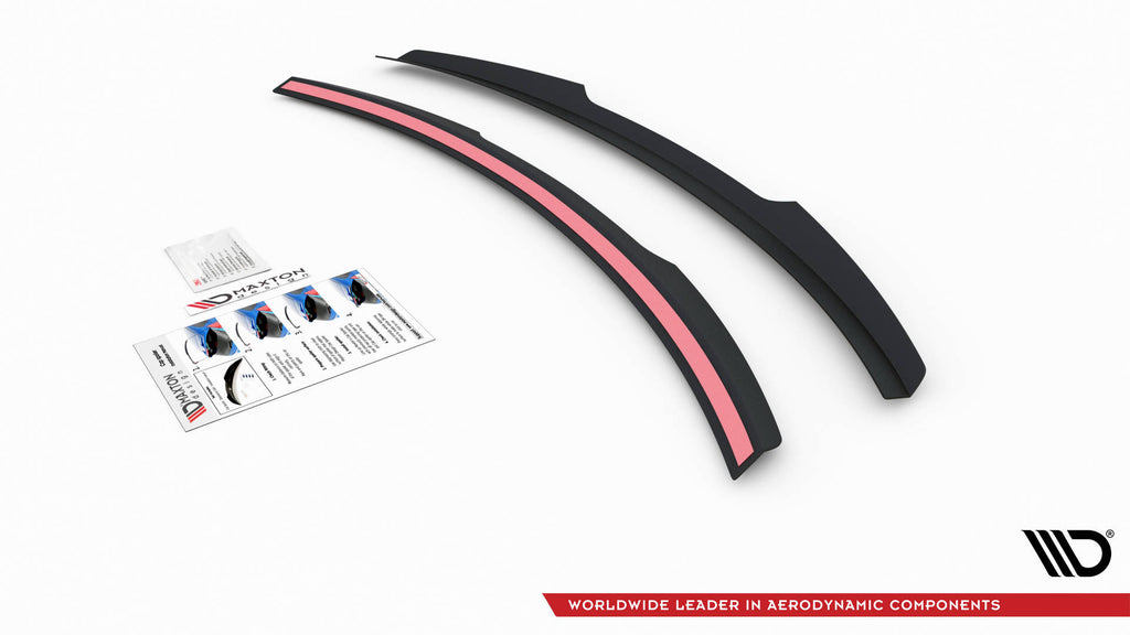 Maxton Design Spoiler CAP passend für Audi S8 D3 schwarz Hochglanz