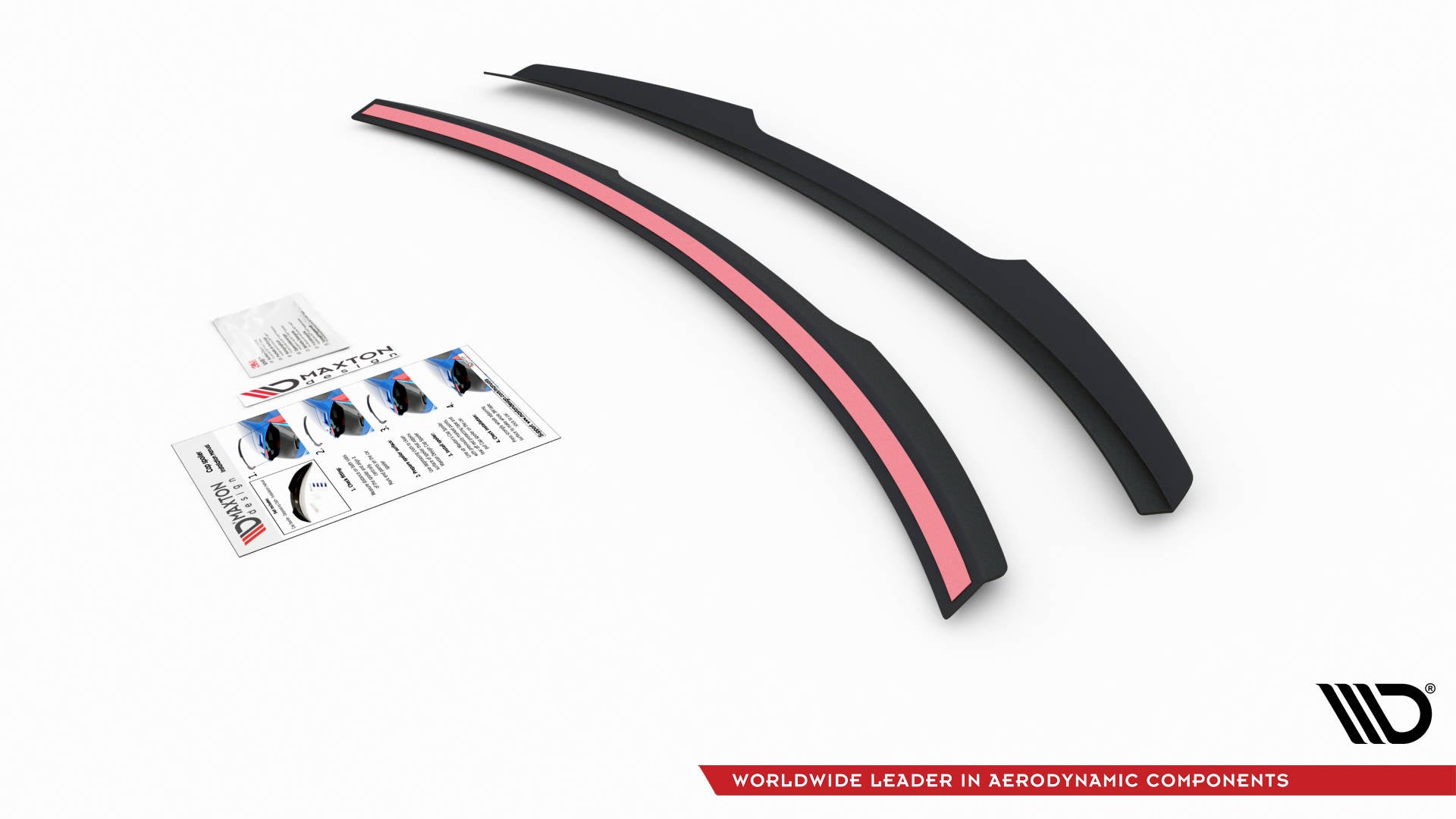 Maxton Design Spoiler CAP passend für Audi S8 D3 schwarz Hochglanz