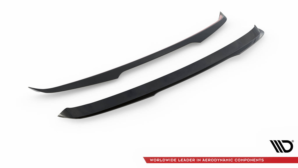 Maxton Design Spoiler CAP passend für Volvo XC60 Mk2 R-Design schwarz Hochglanz