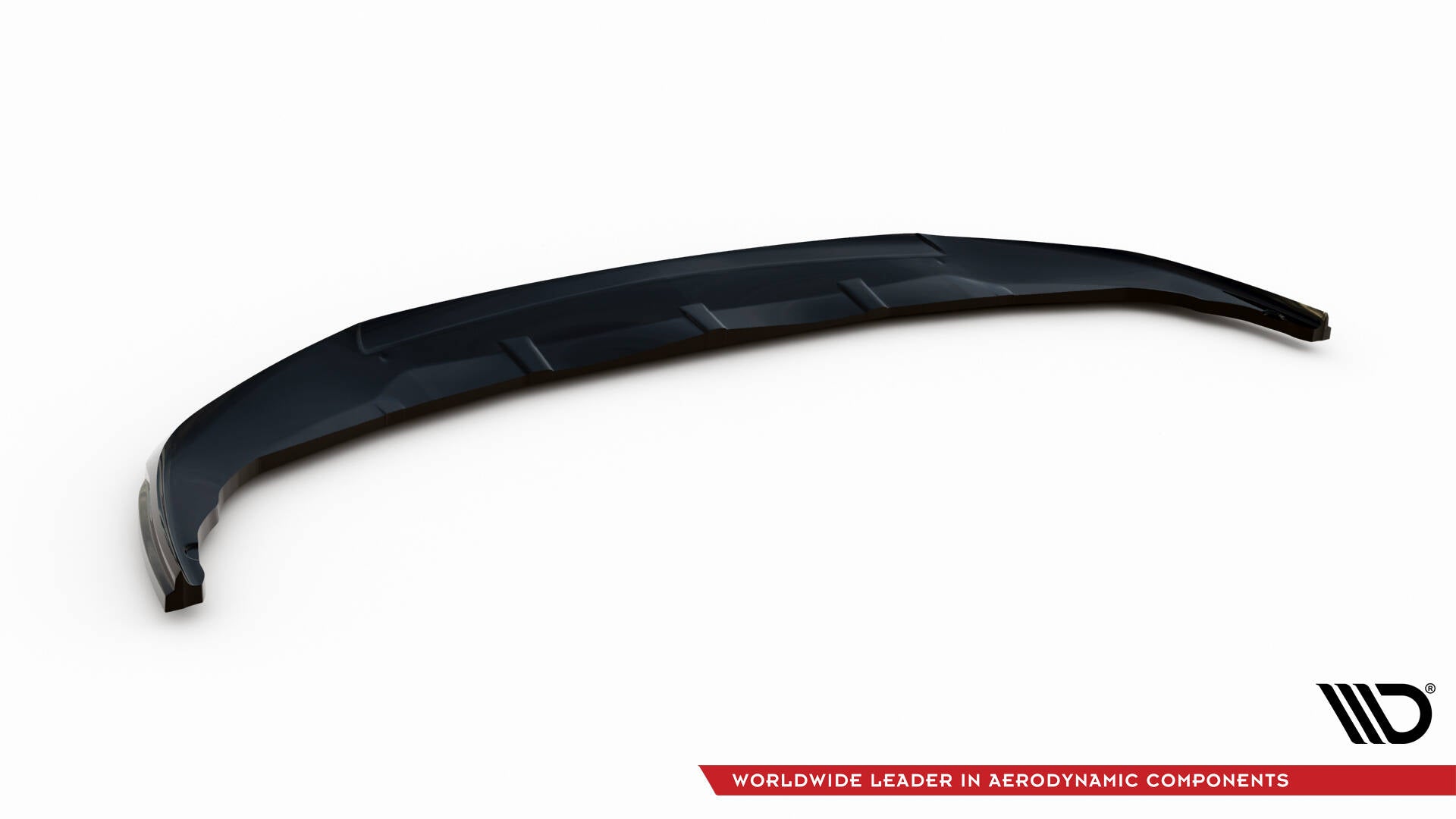 Maxton Design Street+ Spoilerlippe Front Ansatz V.2 passend für BMW 1er F40 schwarz Hochglanz
