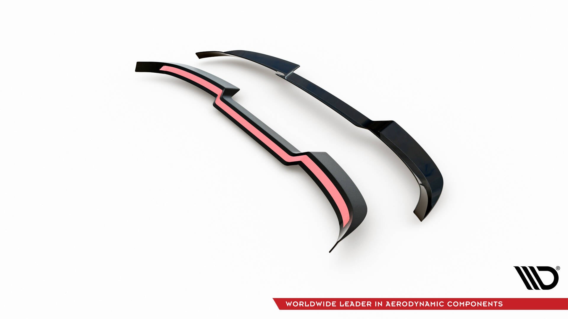 Maxton Design Spoiler CAP passend für Audi A4 Competition Avant B8 Facelift schwarz Hochglanz