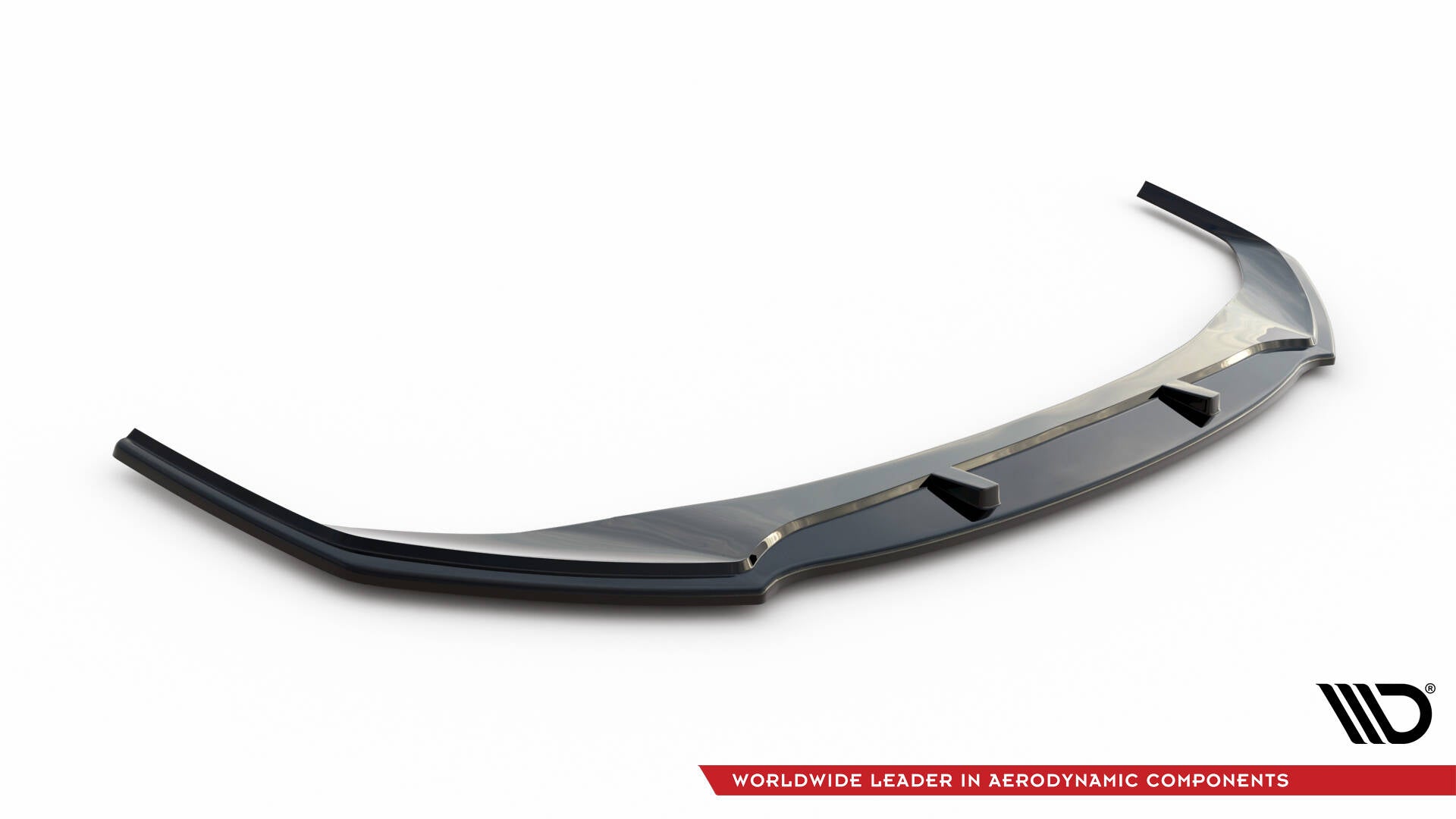 Maxton Design Street+ Spoilerlippe Front Ansatz V.2 passend für Audi A7 S-Line C8 / S7 C8 / C8 Facelift / S7 Facelift schwarz Hochglanz