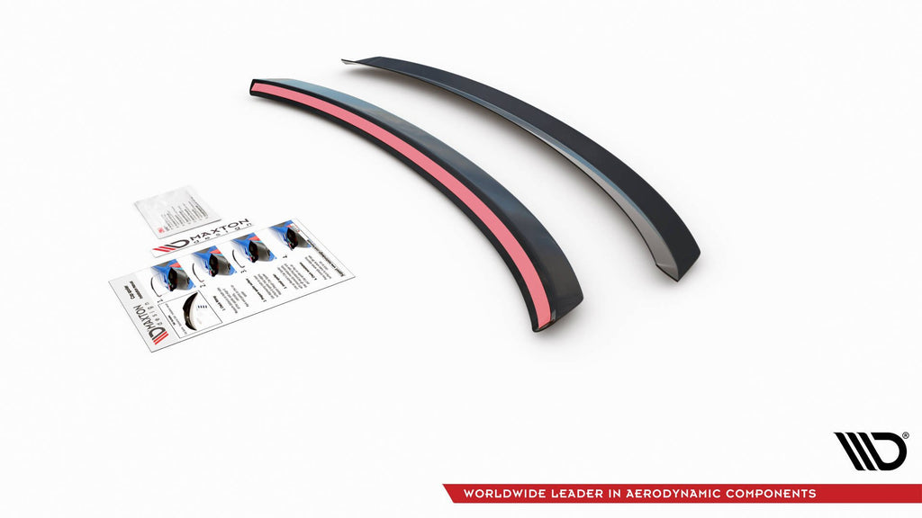Maxton Design Spoiler CAP passend für Mazda CX-3 schwarz Hochglanz