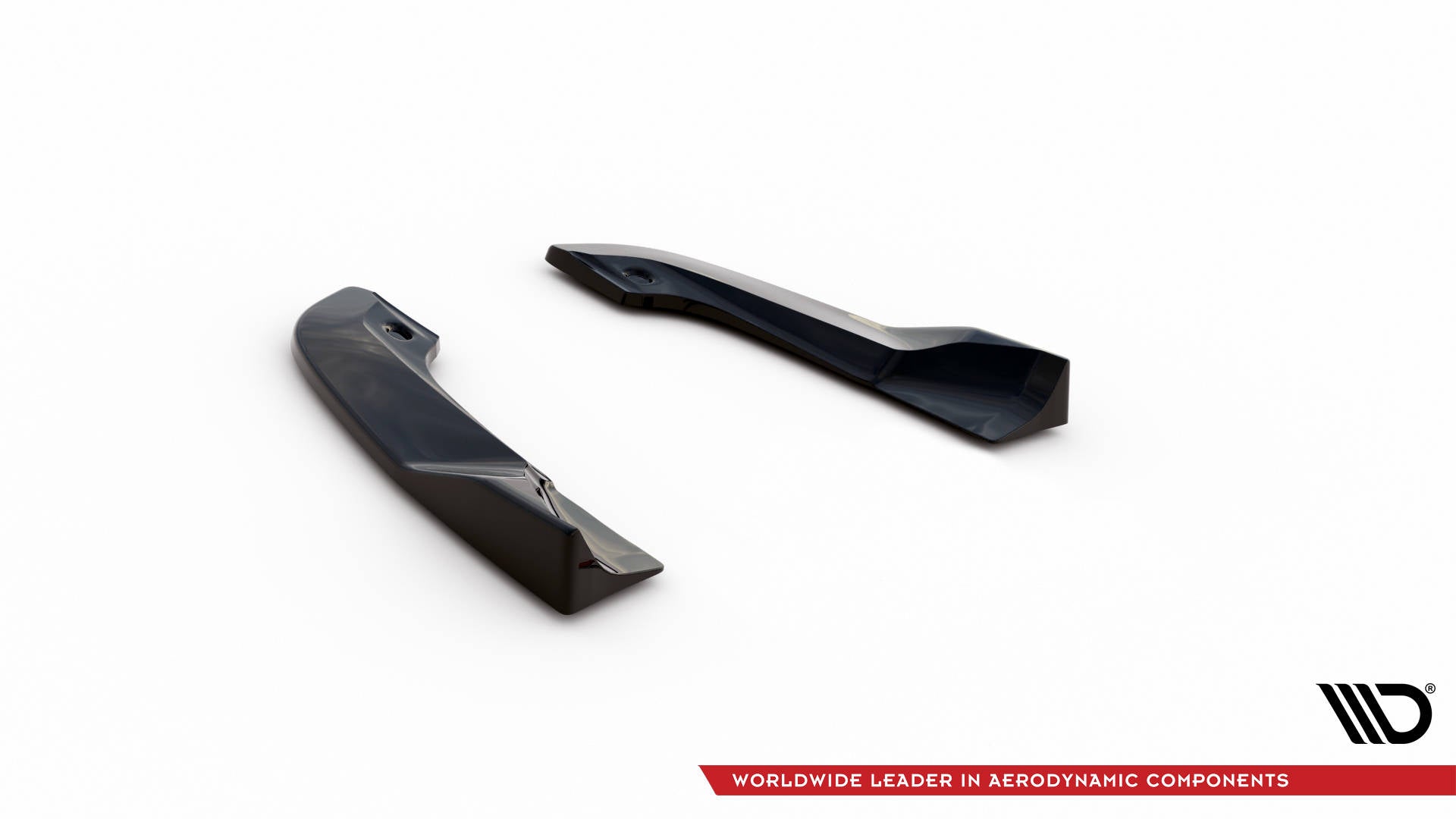 Maxton Design Heck Ansatz Flaps Diffusor passend für Dodge Challenger SRT Hellcat Widebody Mk3 schwarz Hochglanz