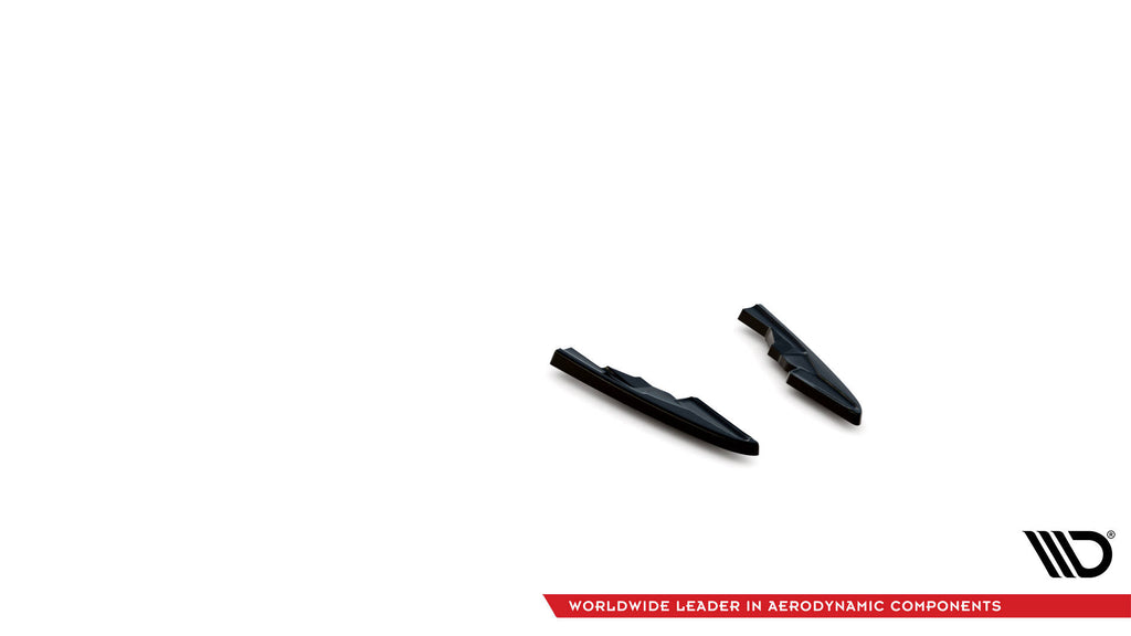 Maxton Design Heck Ansatz Flaps Diffusor passend für Audi RSQ8 Mk1 schwarz Hochglanz