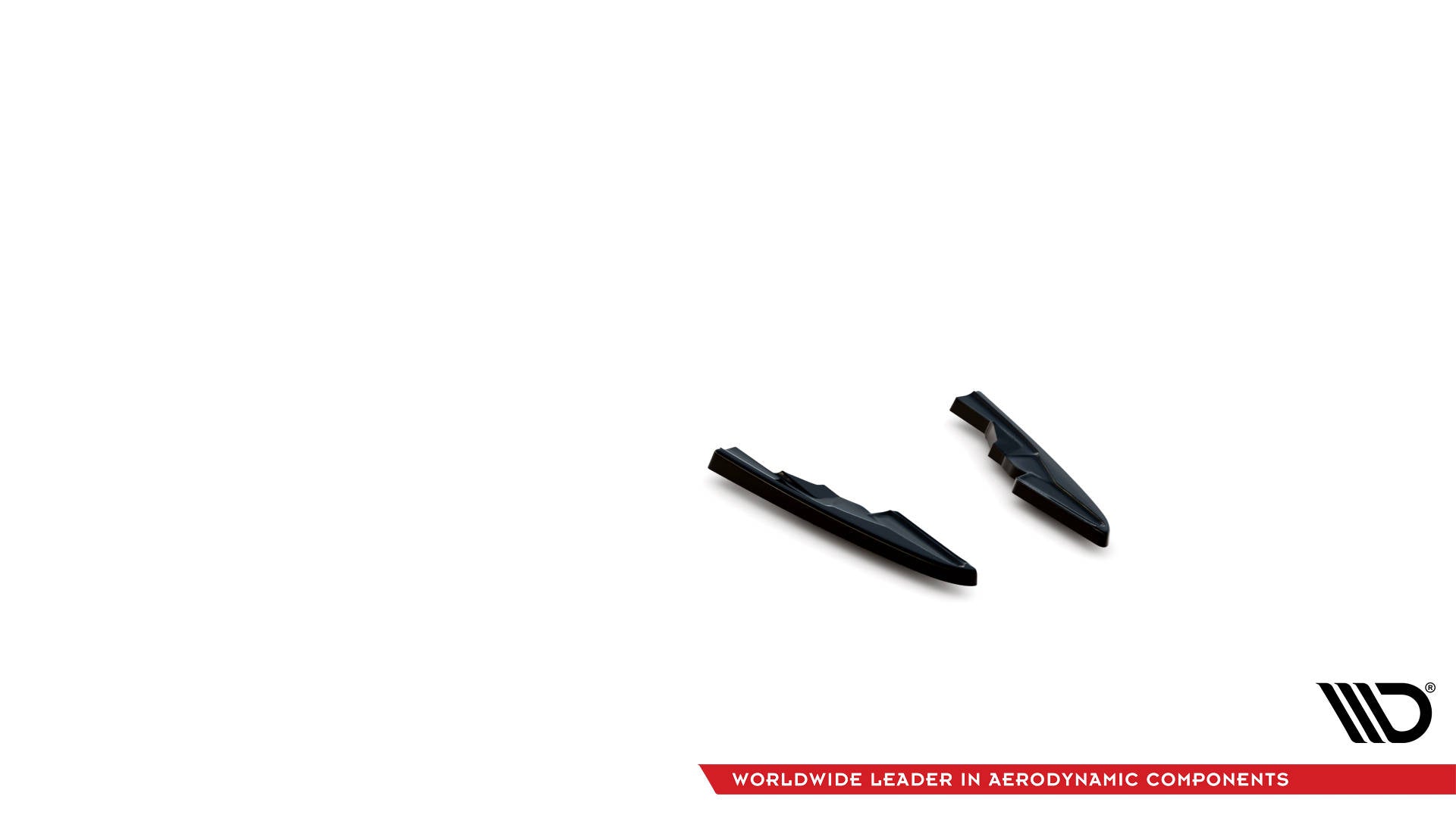 Maxton Design Heck Ansatz Flaps Diffusor passend für Audi RSQ8 Mk1 schwarz Hochglanz