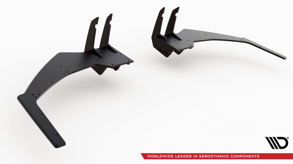 Maxton Design Robuste Racing Diffusor Heck Ansatz V.2 passend für Honda Civic Type-R Mk10 / Mk10 Facelift