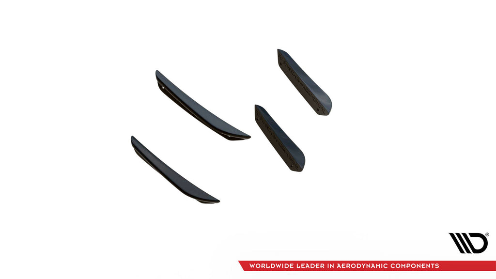 Maxton Design Stoßstangen Flaps Wings vorne Canards passend für Porsche 911 Carrera Aero 992