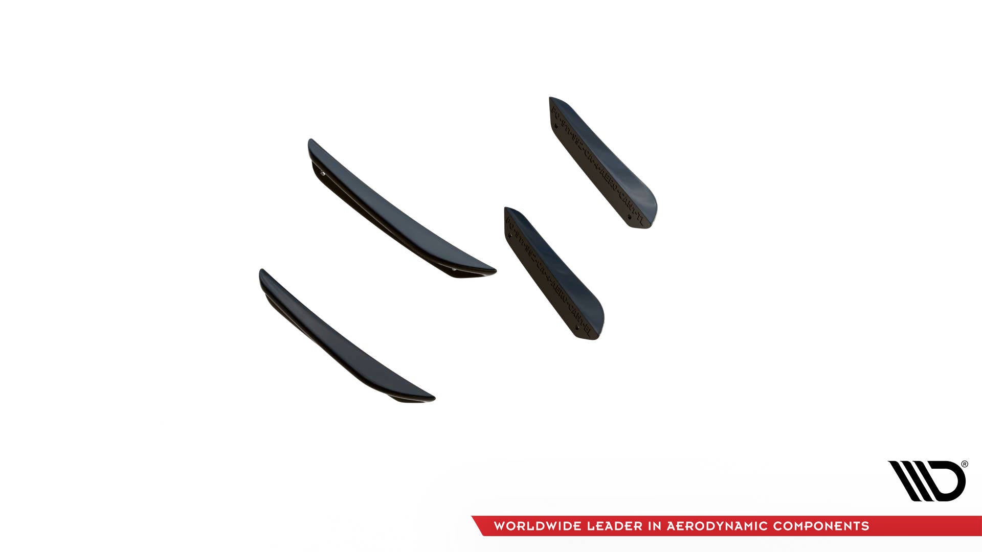 Maxton Design Stoßstangen Flaps Wings vorne Canards passend für Porsche 911 Carrera Aero 992