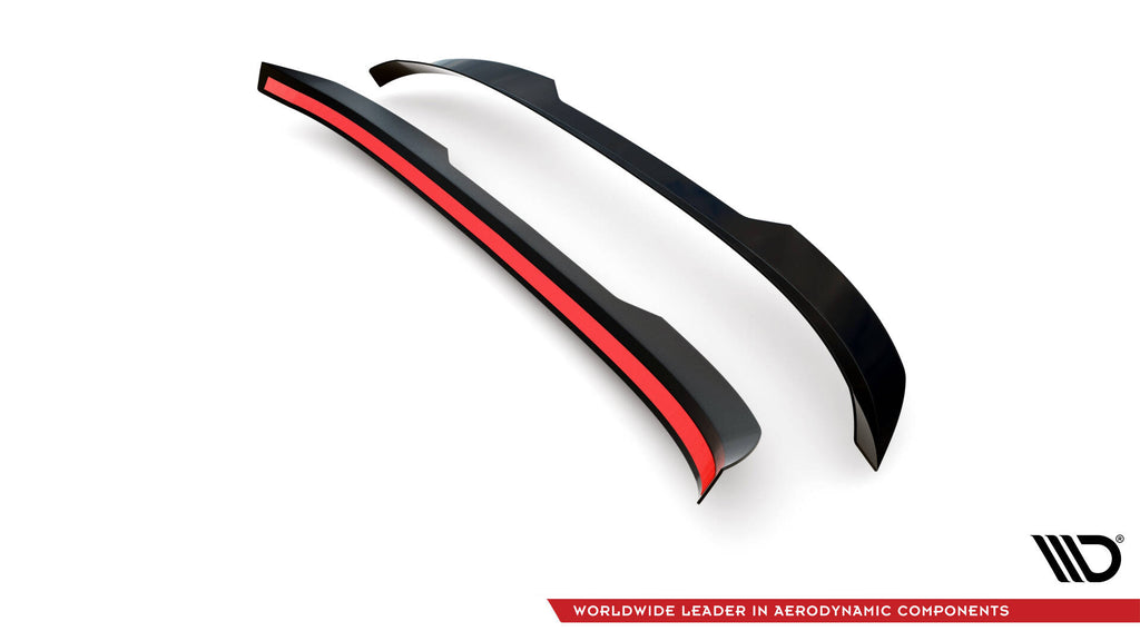 Maxton Design Spoiler CAP passend für Renault Megane GT Mk3 Facelift schwarz Hochglanz