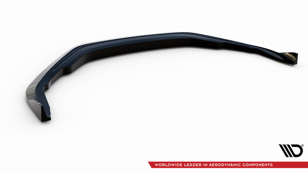 Maxton Design Street+ Spoilerlippe Front Ansatz V.2 passend für Porsche 718 Cayman 982c schwarz Hochglanz