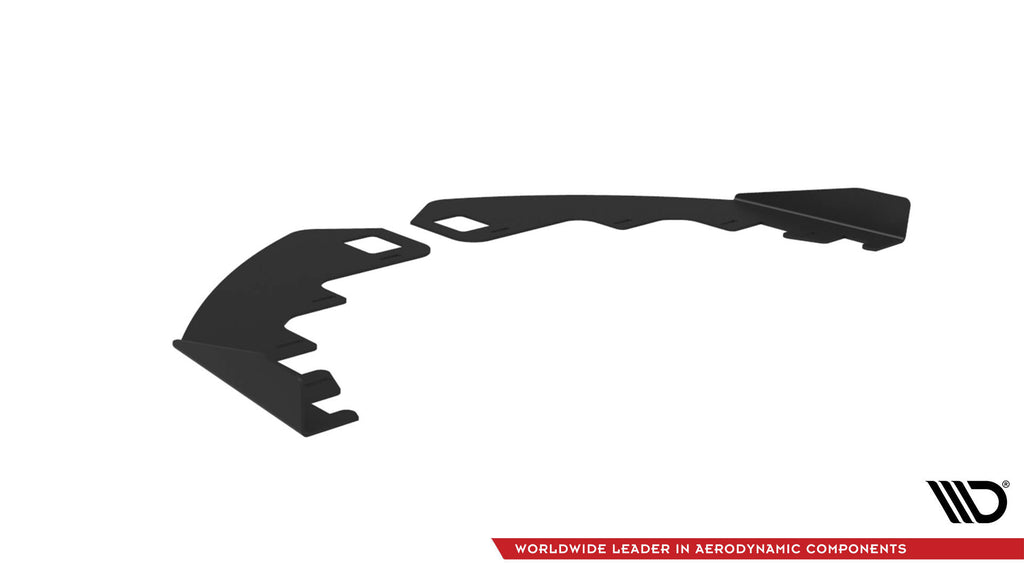 Maxton Design Front Stoßstange Flaps passend für Kia Proceed GT Mk3 Facelift / Ceed GT / GT - Line Mk1 Facelift schwarz Hochglanz