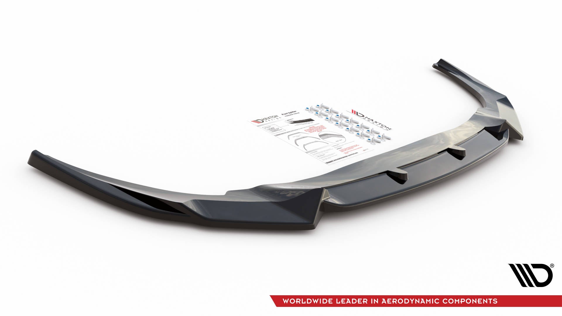 Maxton Design Street+ Spoilerlippe Front Ansatz V.1 passend für BMW Z4 M40i / M-Paket G29 schwarz Hochglanz