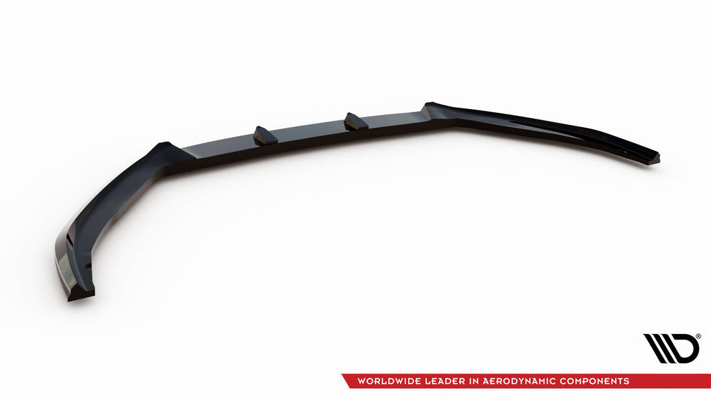 Maxton Design Street+ Spoilerlippe Front Ansatz V.2 passend für Ford Focus Vignale Mk4 schwarz Hochglanz