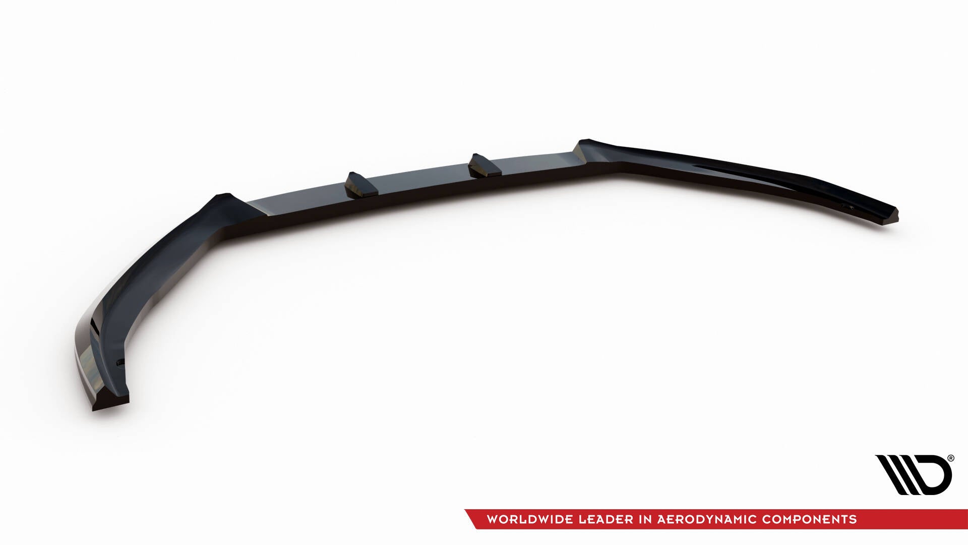 Maxton Design Street+ Spoilerlippe Front Ansatz V.2 passend für Ford Focus Vignale Mk4 schwarz Hochglanz