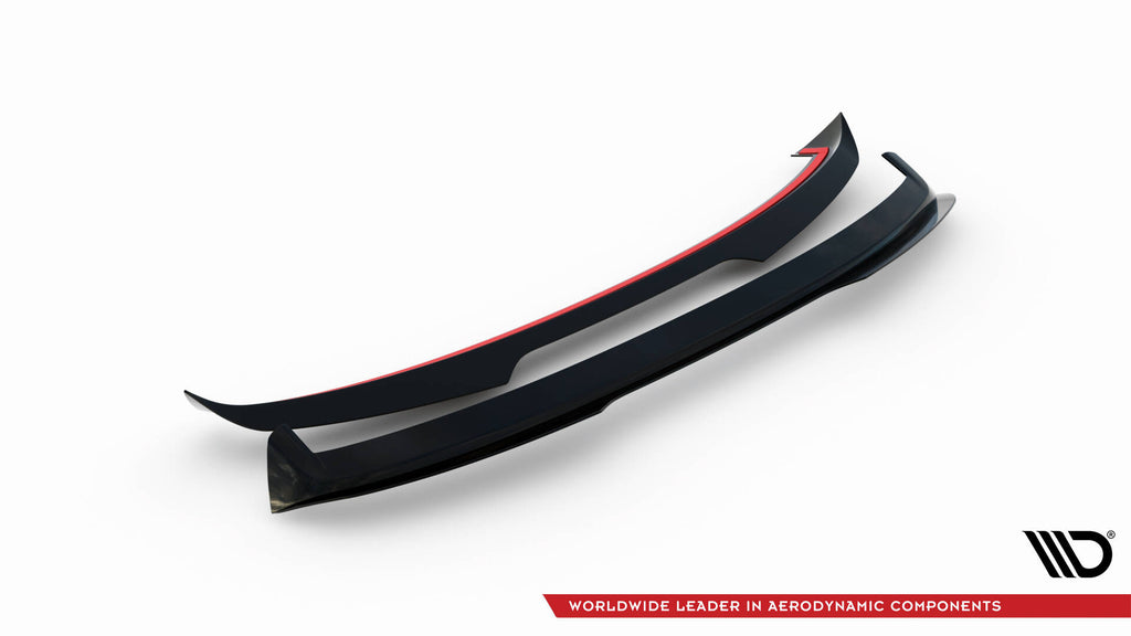 Maxton Design Spoiler CAP passend für Skoda Fabia Hatchback Mk3 schwarz Hochglanz