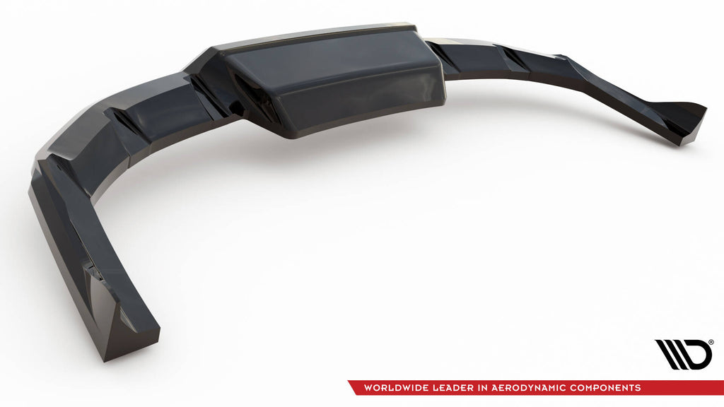 Maxton Design Street+ Mittlerer Diffusor RACE passend für BMW iX M-Paket i20 schwarz Hochglanz