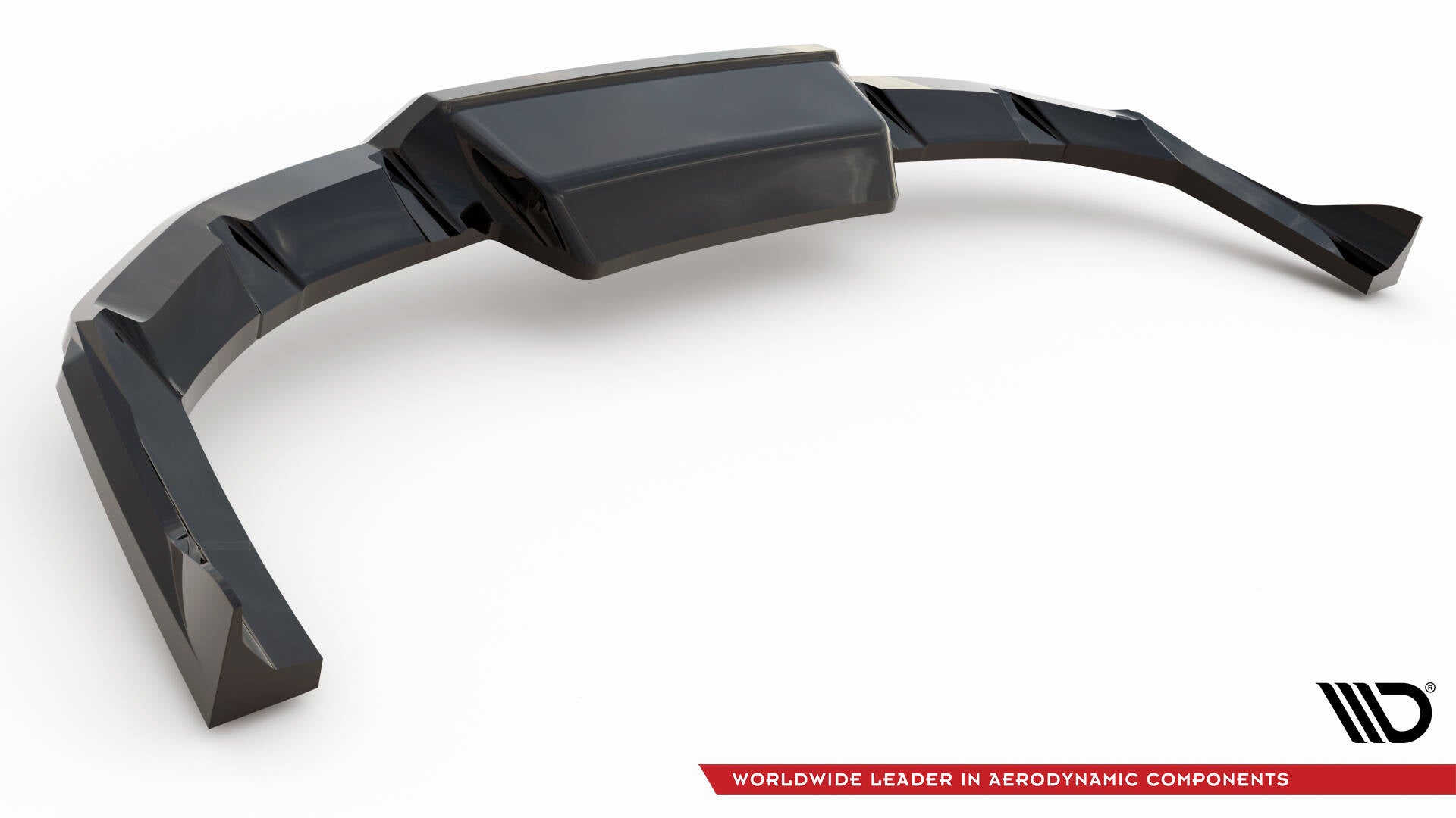 Maxton Design Street+ Mittlerer Diffusor RACE passend für BMW iX M-Paket i20 schwarz Hochglanz