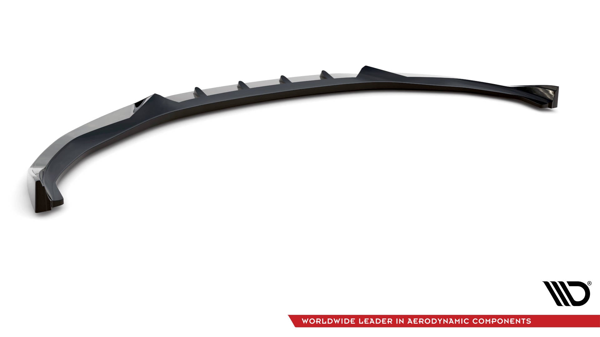 Maxton Design Street+ Spoilerlippe Front Ansatz V.2 passend für BMW 4er / i4 Gran Coupe M-Paket / M440i G26 schwarz Hochglanz