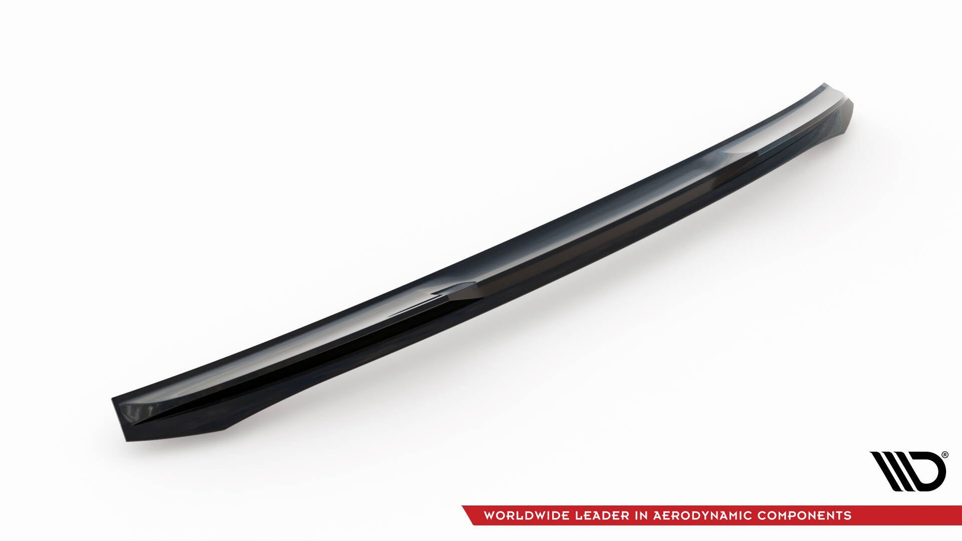 Maxton Design Niedriger Spoiler CAP 3D passend für Bentley Bentayga Mk1 schwarz Hochglanz