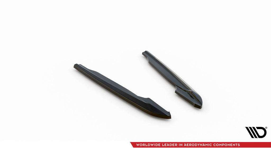 Maxton Design Heck Ansatz Flaps Diffusor V.2 passend für Audi S8 D5 schwarz Hochglanz