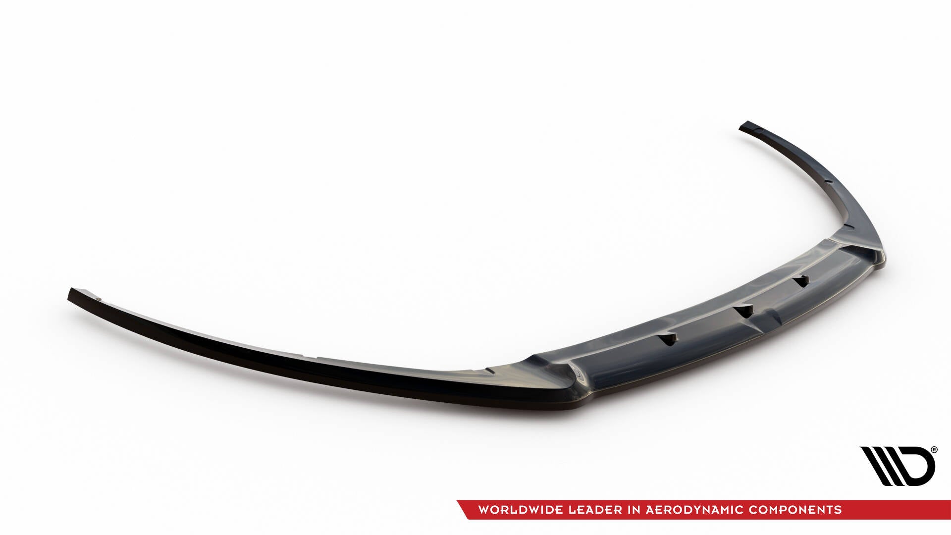 Maxton Design Street+ Spoilerlippe Front Ansatz passend für Ford Focus ST Mk3 FL (Cupra) schwarz Hochglanz