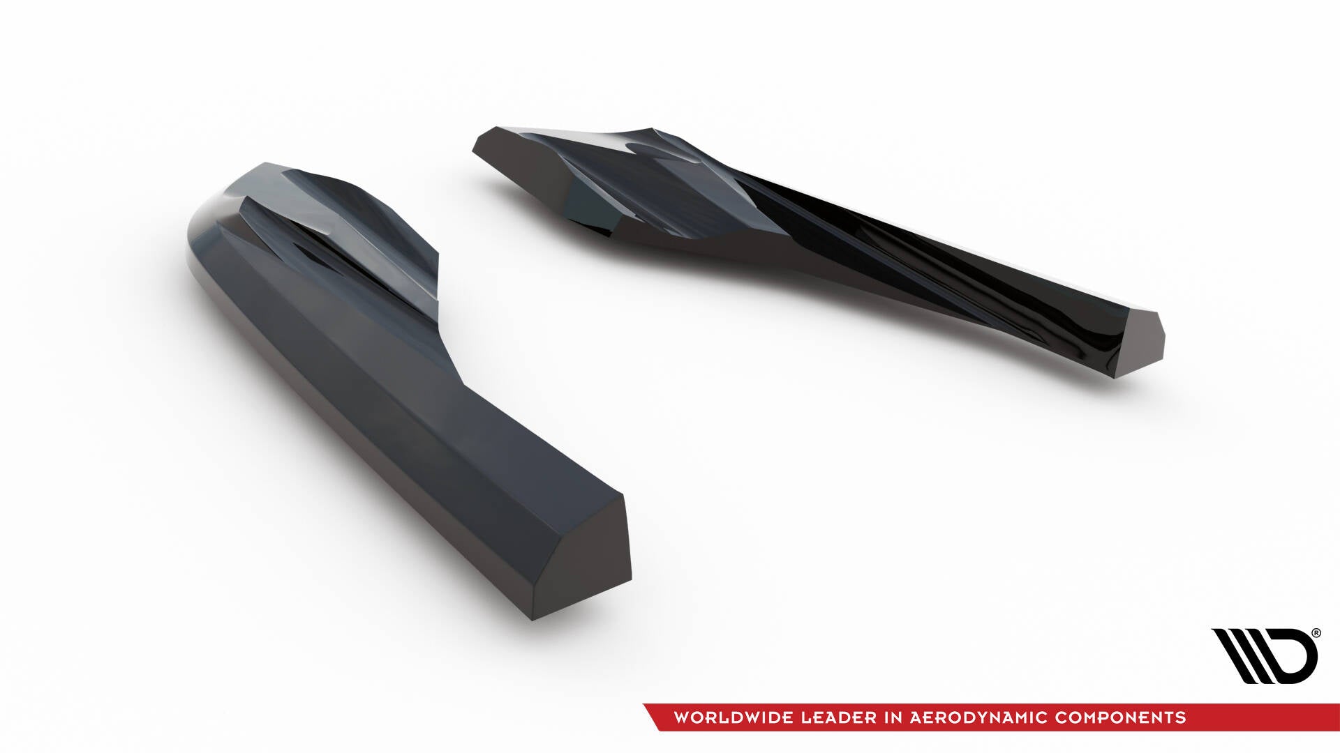 Maxton Design Heck Ansatz Flaps Diffusor passend für Porsche Taycan Cross Turismo 4S schwarz Hochglanz